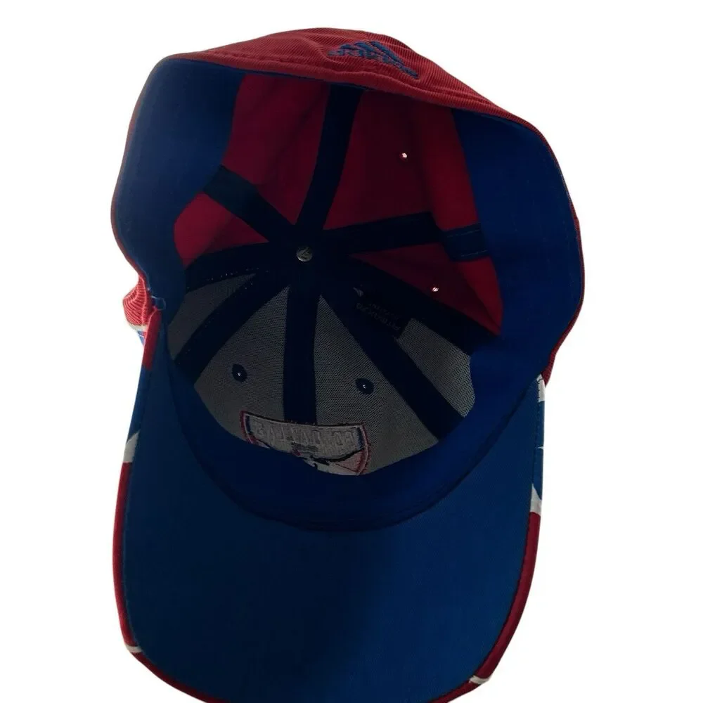 FC Dallas 96 MLS Adidas Small/Medium Adult Fitmax 70 Hat Cap‎ Blue/Red/White